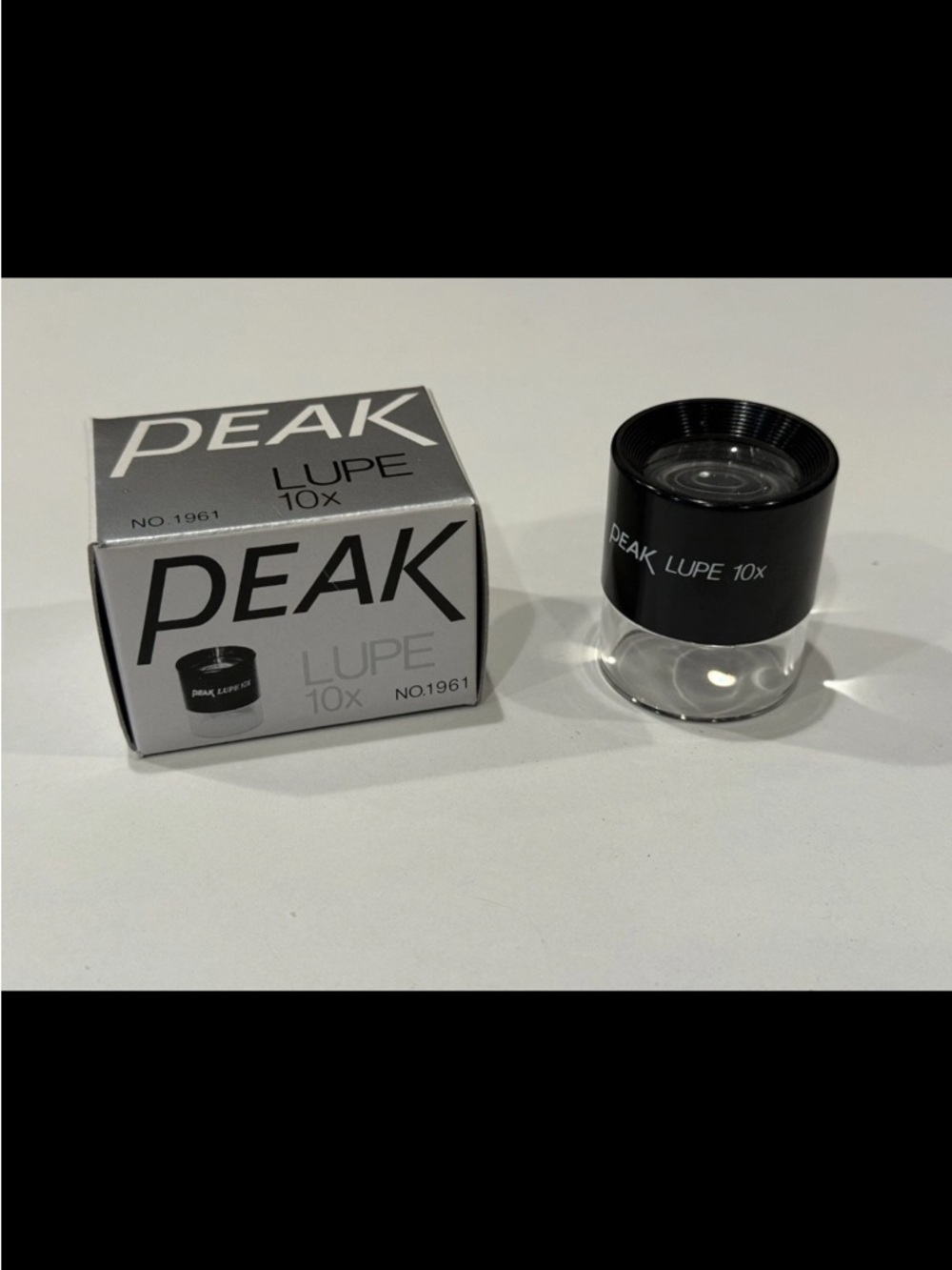 🆕 PEAK No.1961 Lupe Handheld Portable Magnifier 1961-10X Neg Film Inspection